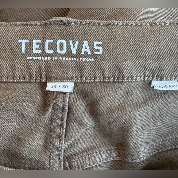 TECOVAS Men's Everyday Standard Jean 34 x 30 Tan - Picture 3 of 10